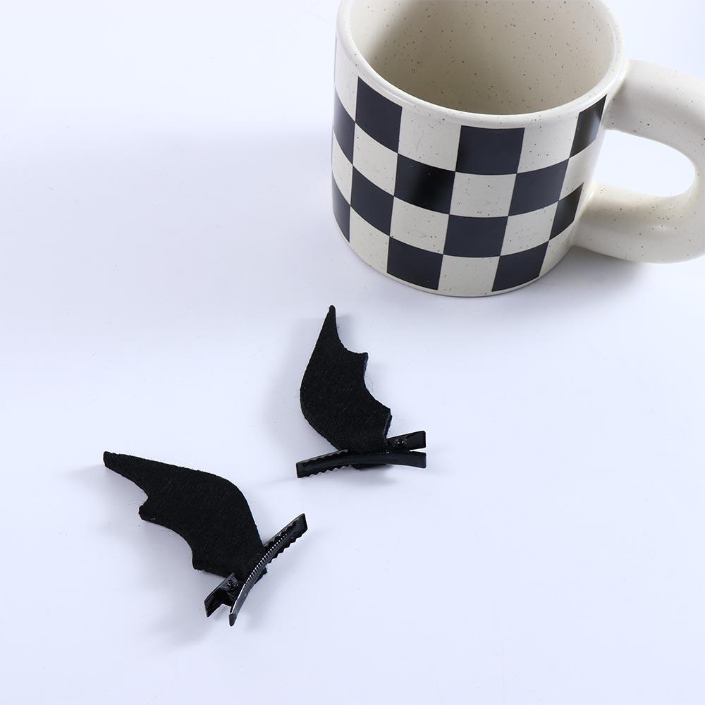 Trendy Dress-up Halloween Gift Women Costume Cosplay Hair Accessories Bat Wings Hairpins Hair Clips