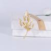 Благородная матовая брошь Ya Gold Brooch Ya Silver Brooch Temperament Clothing Accessories