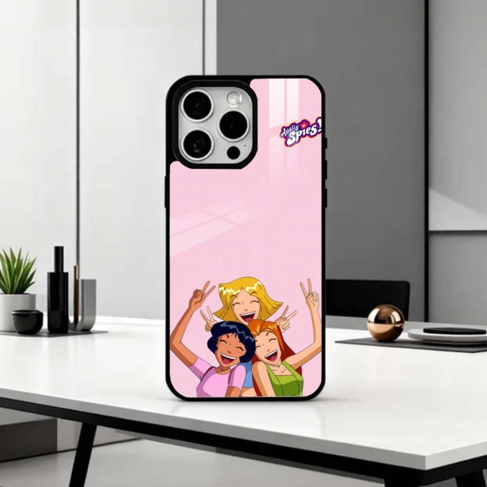 1 шт. Стильный чехол для телефона T-Totally S-Spies для iPhone 17, 16, 15, 14, 13, 12, 11 Plus, Pro Max Магнитный для беспроводной зарядки Magsafe