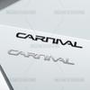 AANA1 3D Car Styling For Kia Carnival Letter Emblem HEV LX EX SX Prestige Badge Metal Stickers Rear Trunk Decals Auto Accessories