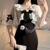 French Vintage Women Lace Korean Party Princess Spring Sweet Lolita Dress