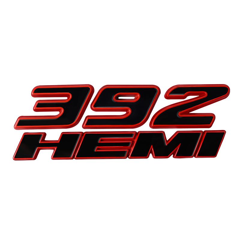 1 шт. 3D металлические наклейки багажник автомобиля 345 392 эмблема HEMI для Dodge Challenger Ram Charger Caliber Journey Caravan Chrysler Dart