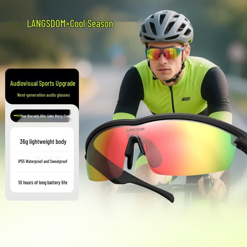 Langsdom AirNova Bluetooth Audio Glasses
