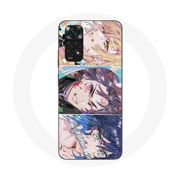 Чехол для Xiaomi Redmi Note 11 4G Tanjiro Inosuke and Zenitsu Demon Slayer Kimetsu no Yaiba Manga