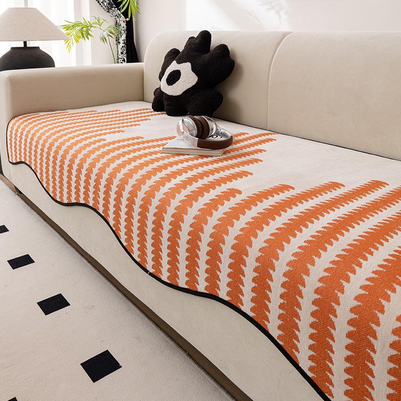 Chenier Sofa Cushion Is Universal In All Seasons New Nordic Wind Non-Slip Straight Row Sofa Cushion Is Literary And Fresh