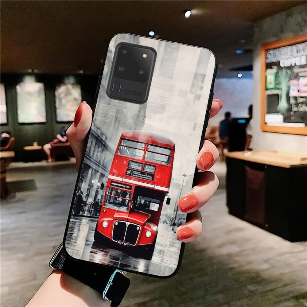 Лондонский Автобус Англия Телефон Чехол для Телефона Для Samsung S 9 10 20 21 22 23 30 23 24 plus lite Ultra FE S10lite Fundas