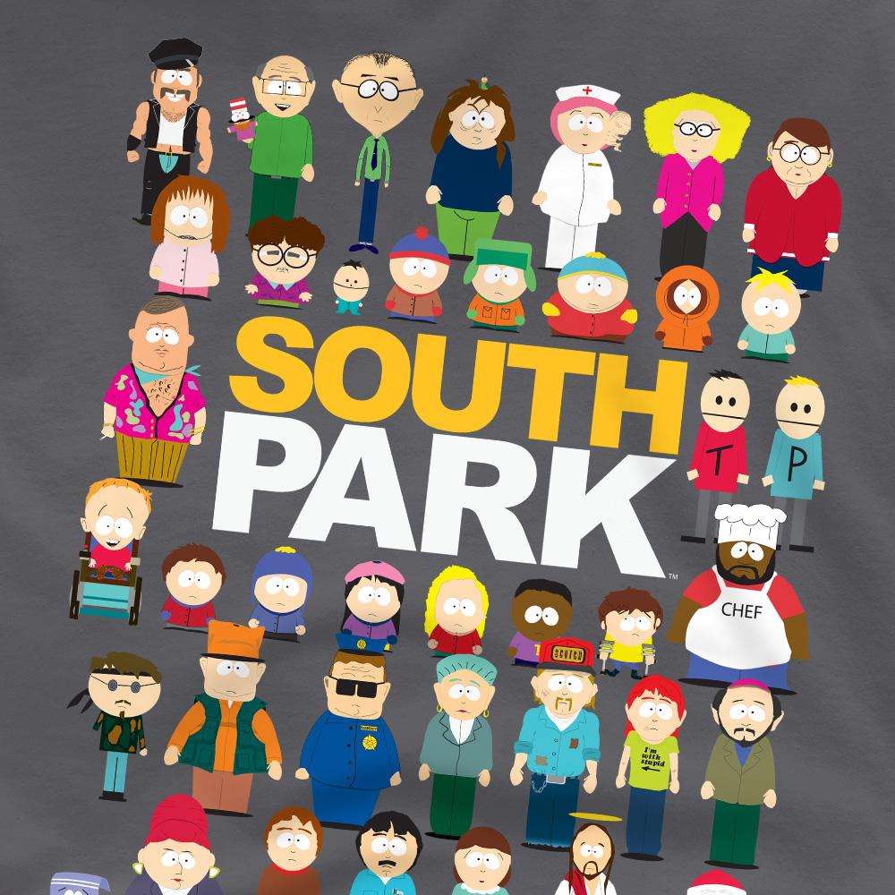 South Park Mens Full Cast T-Shirt