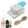 3-in-1 craft label punch, 1.5/2/2.5-inch gift label punch, DIY punch for scrapbooking craft perfume