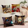 B-Borderlands Чехол на подушку игровая Мягкий короткий плюш Чехол для подушки Гладкая уютная текстура Эстетичный чехол на подушку Декор для дома