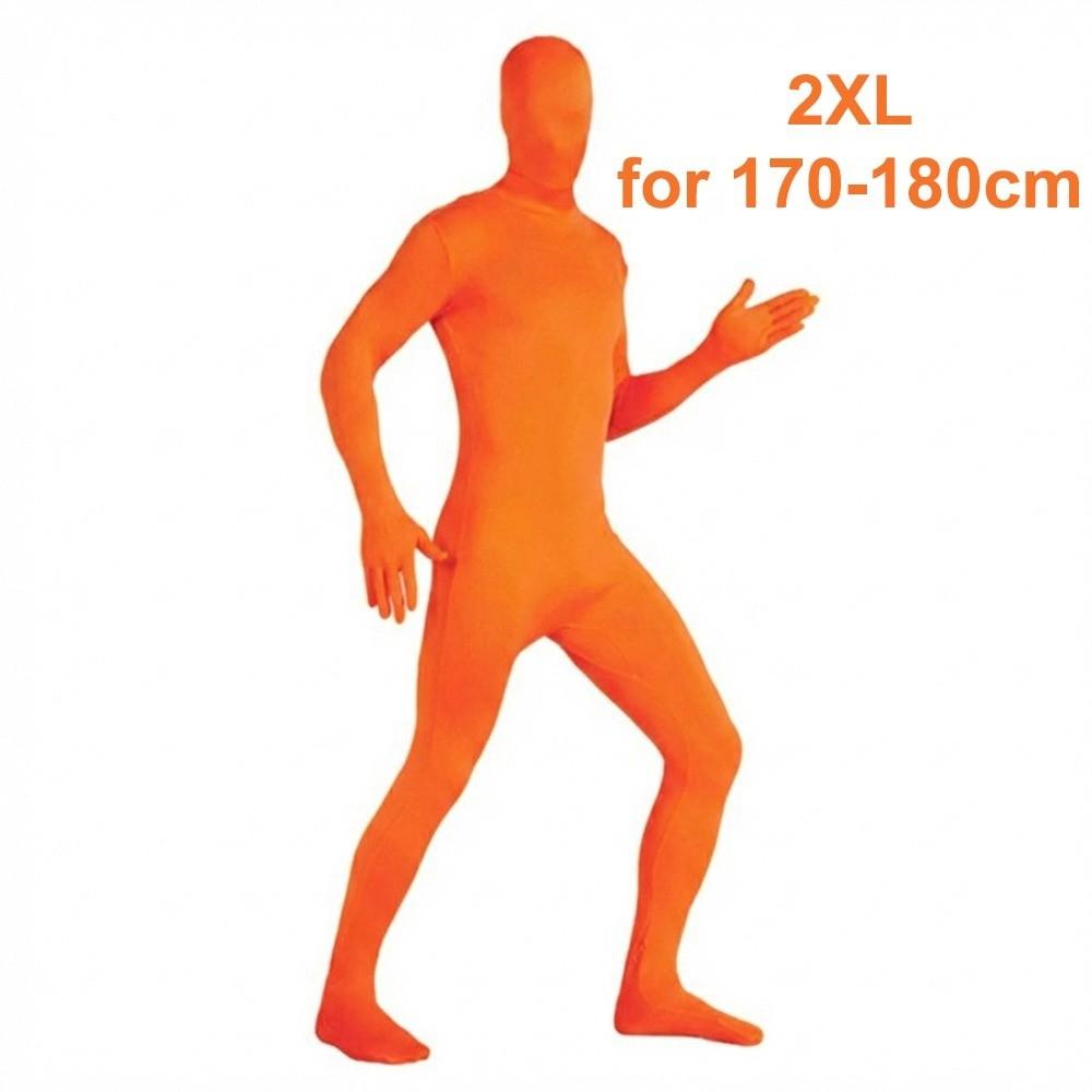 Спандекс Zentai Комбинезон Полный Комбинезон Костюм Модный Невидимый Morph Suit Вечеринка