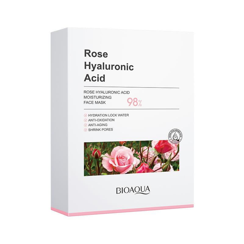 BIOAOUA Hydrating Rose Увлажняющая маска с гиалуроновой кислотой