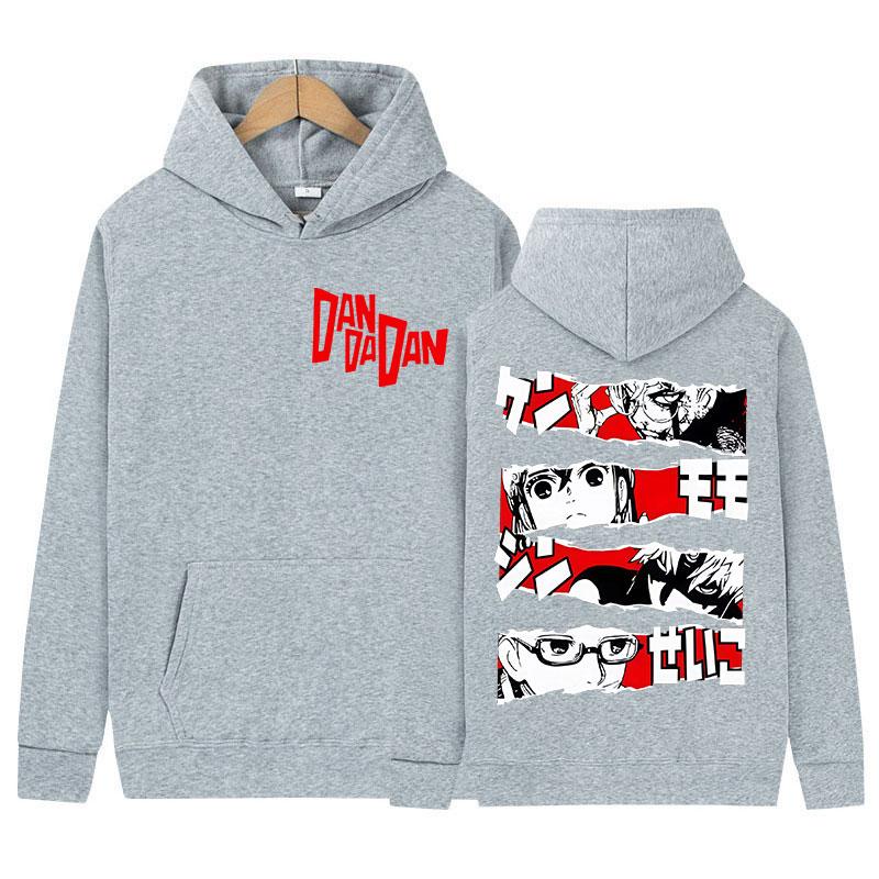 Anime Dandadan Okarun Dan Da Dan Graphic Hoody Men Women Clothing Fashion Harajuku Sweatshirt Casual Oversized Long Sleeve Hoody