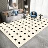 Nordic Living Room Striped Rug Light Luxury Sofa Floor Mat Full Shop Home Room Bedroom Doormat Floormat Bed Carpet Home Decor