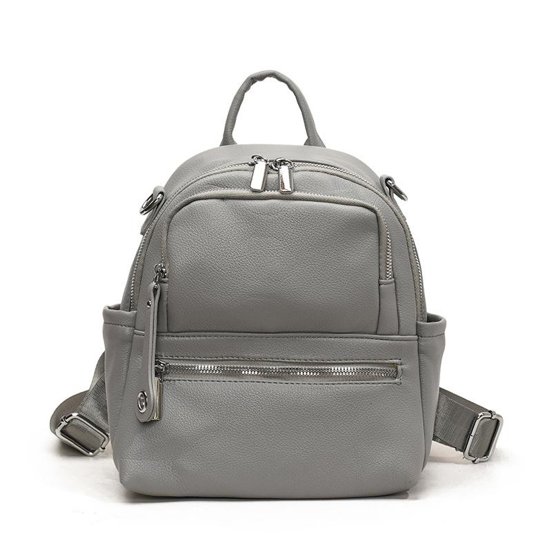 Рюкзак Женский Конфетный Цвет Сумка Три в Одном Многофункциональный Многокомпонентный Повседневный Милый Универсальный Однотонный Высококлассный