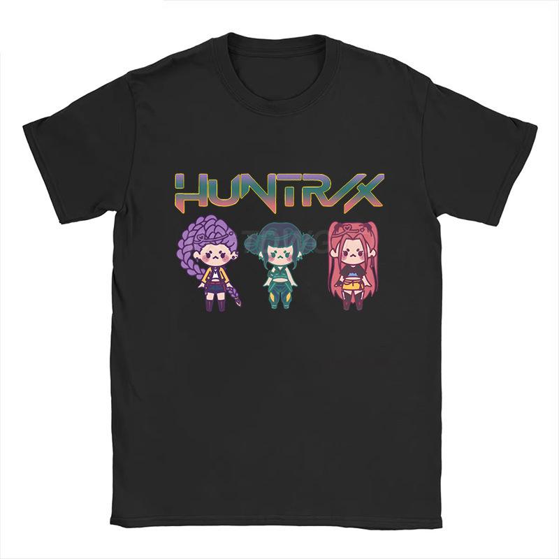 KPop Demon Hunters Printed Malaysian TK Hot Selling Fashionable Round Neck Children's T-shirt