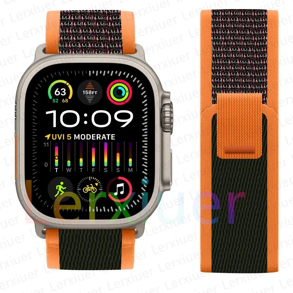 Ремешки для Apple Watch ultra2 ремешок 49мм 46мм 42мм 44мм 40мм 45мм 41мм Trail loop браслет correa iwatch series se 3 7 8 9 10 11