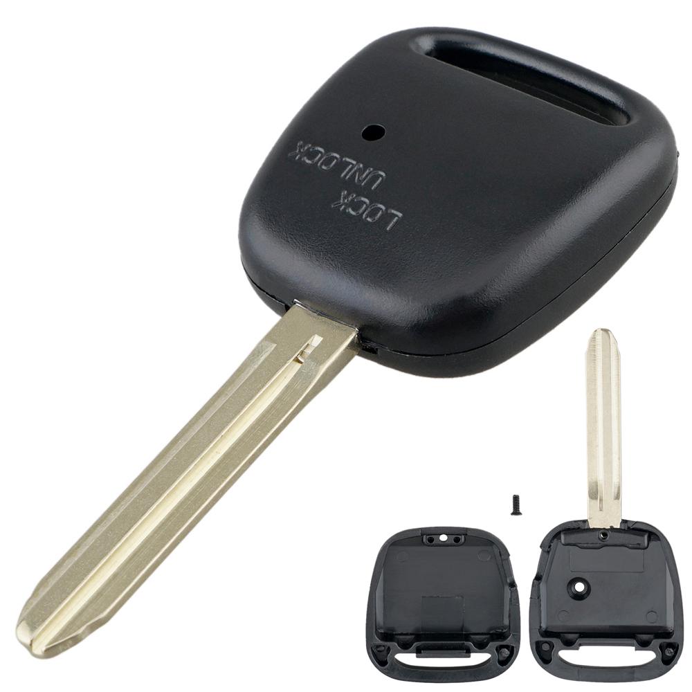 Remote Key Shell Case with TOY43 Blade Fit for Toyota Carina Estima Harrier Previa Corolla