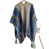 Winter Ethnic Cape Thick Blanket Triangle Scarves Women Scarf Bohemia Scarf Neck Wrap Women Shawl