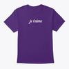 Французская футболка «Я люблю тебя» Je Taime TTshirt Сделано в США Размеры от S до 5XL