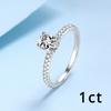 Серебро S925 Муассанит D Цвет 2CT Овальные Высококачественные Кольца Обручальное Кольцо Супер Блестящие Ювелирные Изделия С Бриллиантами Для Женщин Кольцо