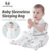 Пижама для новорожденных, цельный жилет, детский спальный мешок