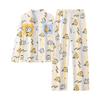 100% Cotton Boys Pajamas Long Sleeve Sleepwear Teens Kids Home Outfit Cartoon Print Fall