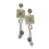 Les Trésors De Lily [G6381] - Designer Earrings 'Babouchka' Ivory Beige