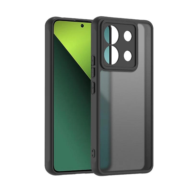 Ударопрочный Матовый Прозрачный Чехол Для Телефона Для Xiaomi 15 14 13 Ultra 14T 13T Pro Акриловый Жесткий Бампер