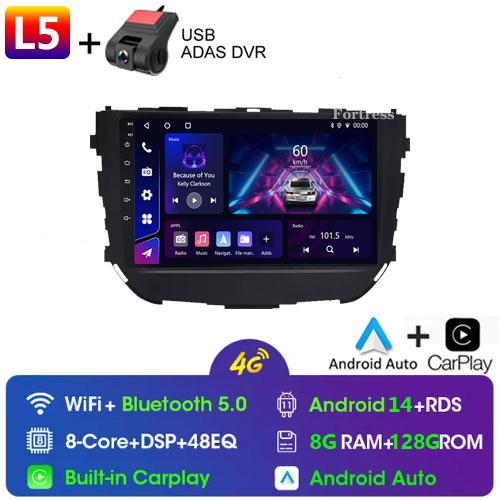 Для Suzuki Vitara Brezza 2016 - 2019 Автомобильный Радио Мультимедиа Видео Плеер Навигация Android 13 2din 2 din DVD carplay Android auto