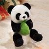 Greedy Series Panda Dolls Little Panda Doll Orange Capybara Plush Toys Children's Comfort Birthday Gift