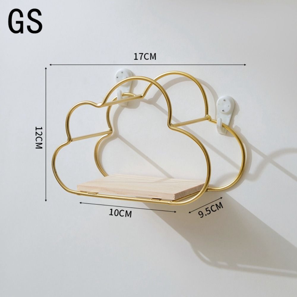 Decoration Bathroom Finishing Rack Floating Shelves Kids Room Shelf Wall Shelf Iron Storage Rack