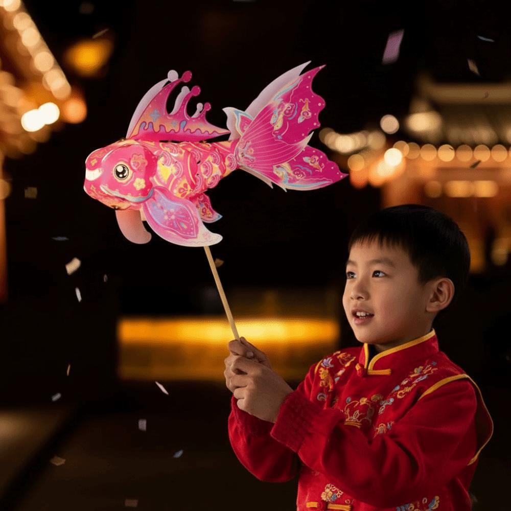Portable Luminous Fish Light Bright LED Handheld Koi Ornament Photoshoot Decor