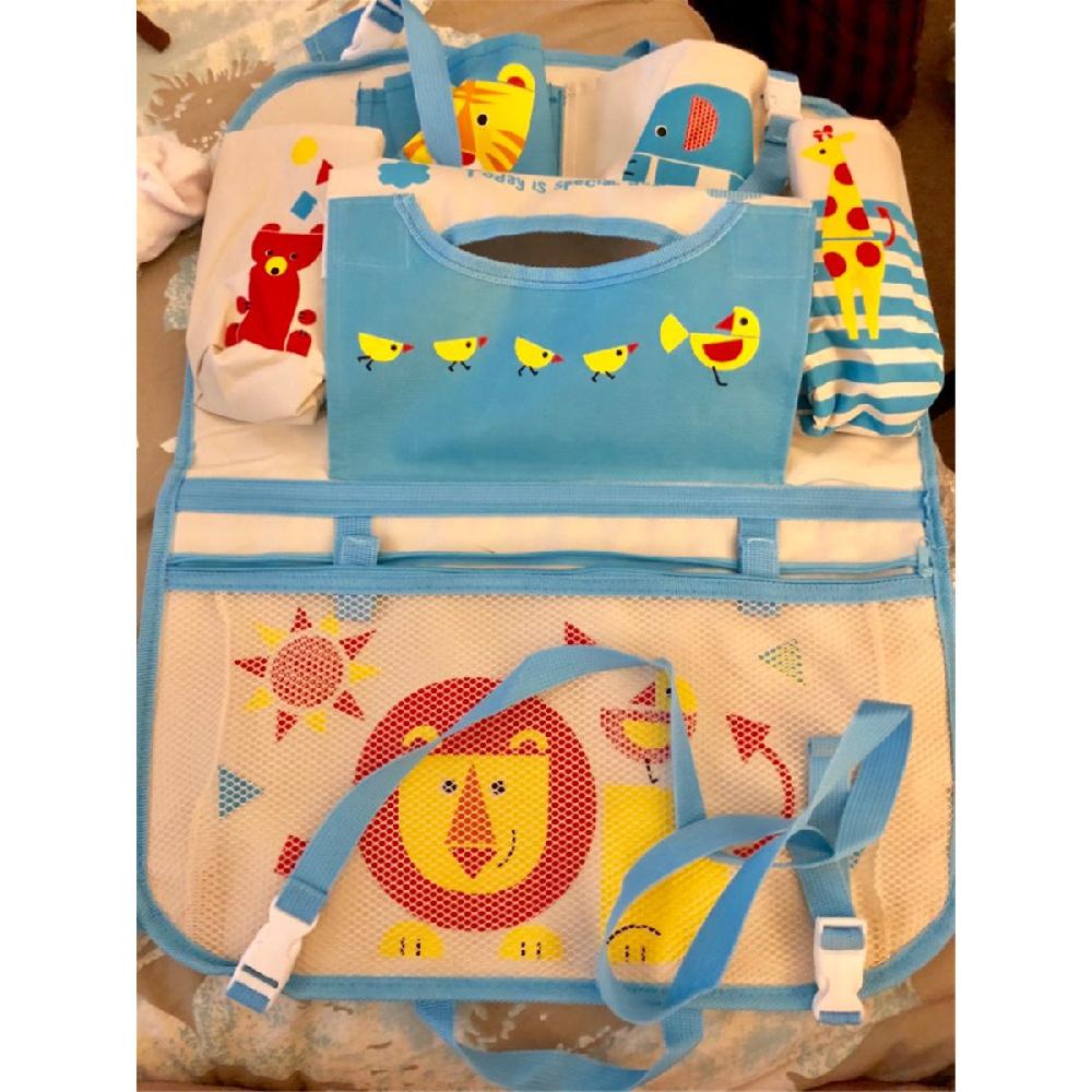 1Pc Cartoon Car Seat Back Storage Hang Bag Organizer Product Stowing Tidying Bag
