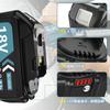 Из DOSCTT совместимый Makita 18V BL1860B совместимый Makita 18V совместимый 6000mAh большой емкости BL1830B BL1850B BL1890B совместимый синий [набор 4]
