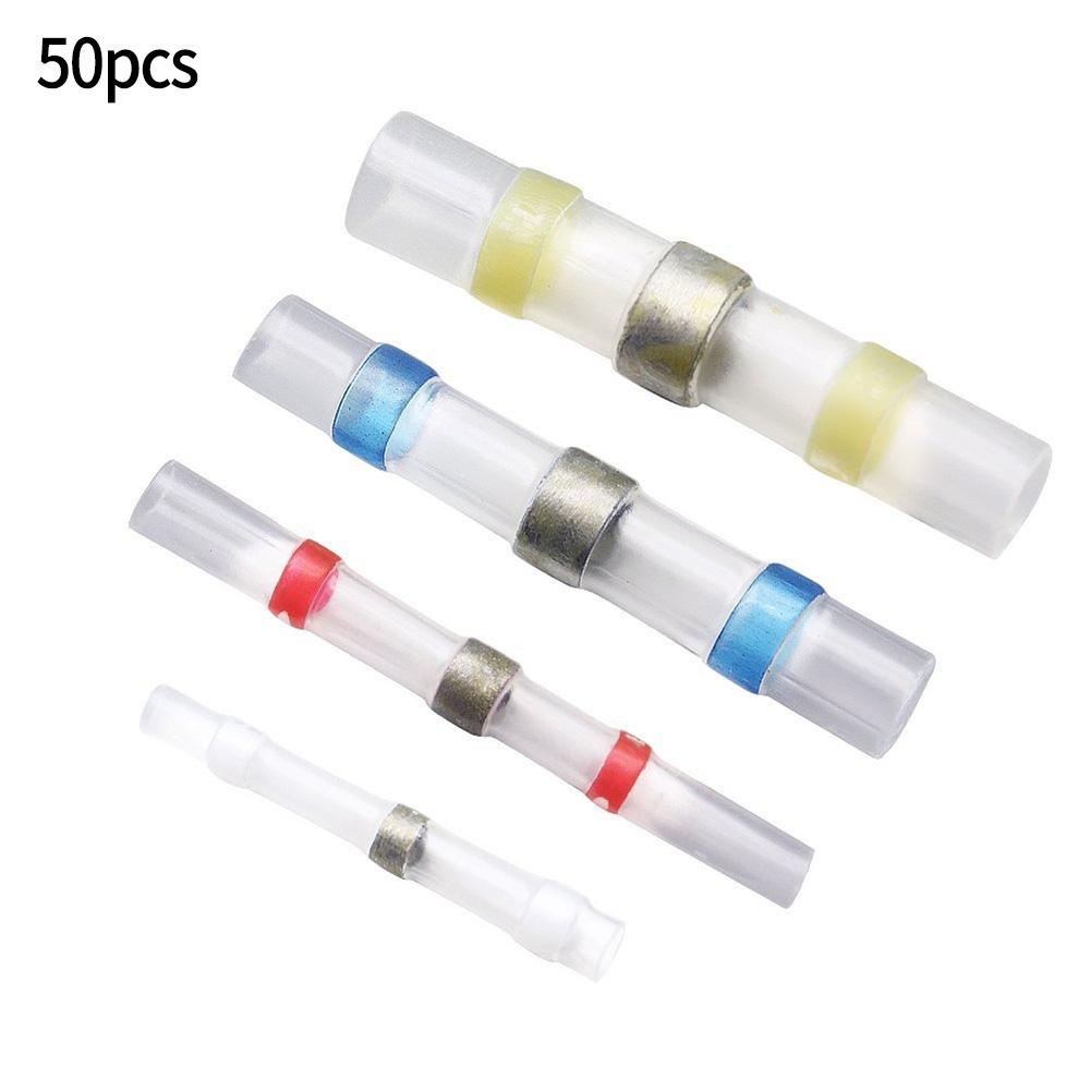 Легкое и надежное соединение проводов 50 шт. термоусадочных гильзовых соединителей