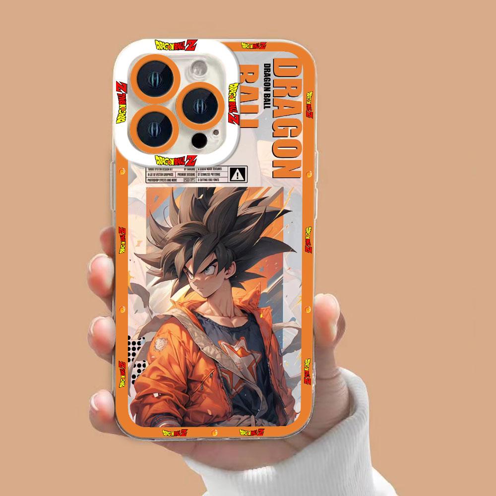 D-Dragon Ball Z Super Saiyan Clear Phone Case For Realme 15 5 6 7 7I 8 8I 9 9I 10 12 NOTE 70 C75 C71 C67 C65 C55 C53 C35 Case