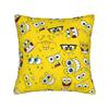 SSpongeBobeds SSquarePantsed Sponge Man Pillowcases Kawaii Pillow Case For Couch Sofa Bedroom Print Pillow Cover