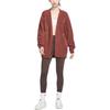 Nike Спортивная одежда Phoenix Уютный Букле Женский Оверсайз Вязаный Кардиган FZ1712-218
