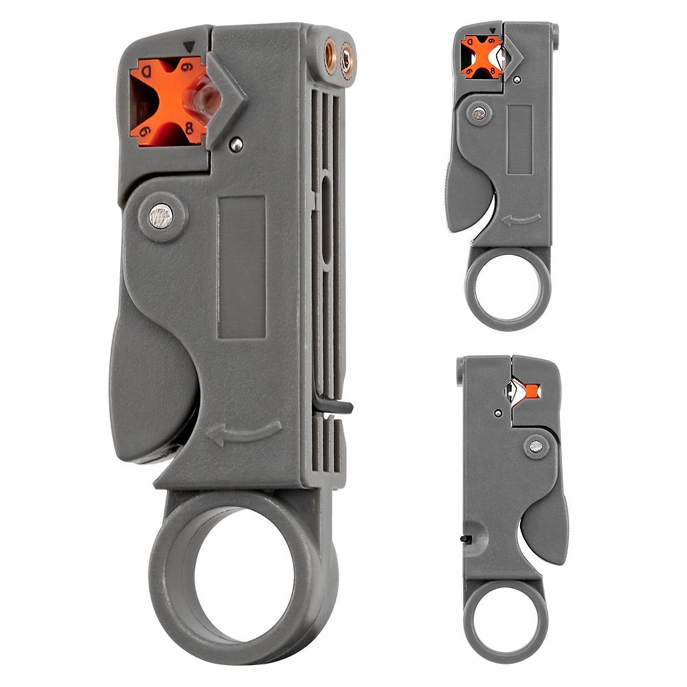 Многофункциональный инструмент для зачистки коаксиального кабеля, инструмент для зачистки проводов, сетевой инструмент для зачистки проводов, вращающийся сетевой инструмент для зачистки видеопроводов