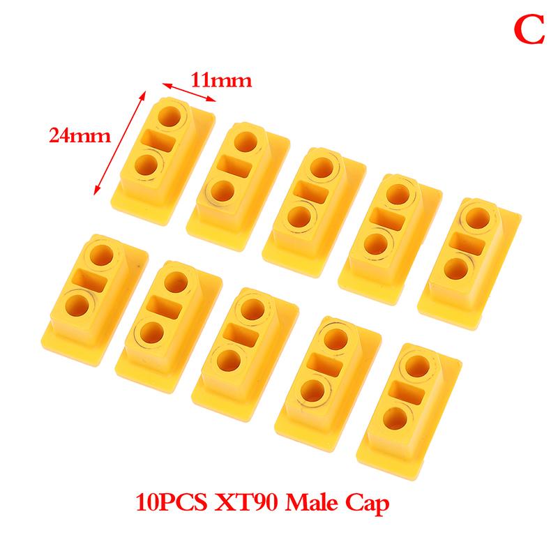 10Pcs Xt60 Xt90 Plug Protection Case Pvc Dustproof Cap  For Rc Drone
