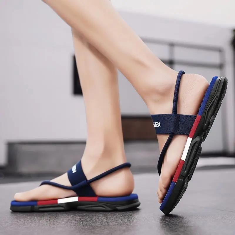 Модные тапочки для мужчин, летние повседневные сандалии для отдыха на открытом воздухе, мужские Eva Clappers 2024, стиль ПВХ, дешевые, стильные, популярные, элегантные, ликвидные, забавные туфли