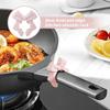 Bow-knot Spoon Rest Silicone Construction Pan Clip Rack Spoon Pan Holder  Utensil Storage