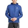 adidas Мужская куртка с капюшоном на молнии, с длинным рукавом, куртки, синяя IV5427