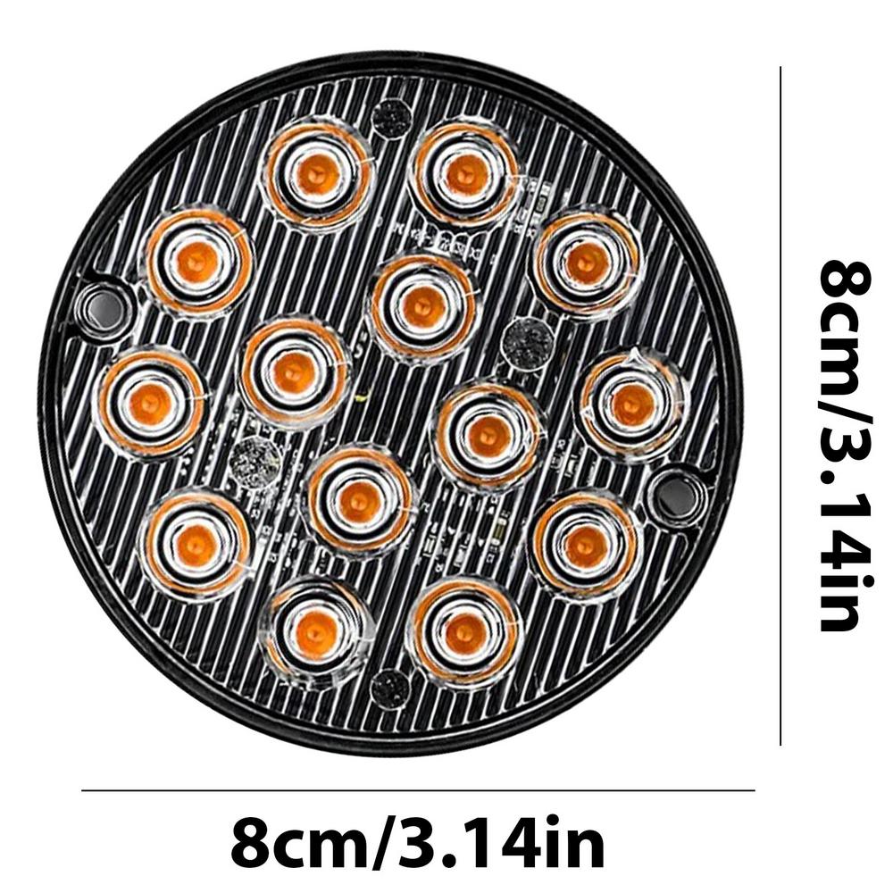 Фонари для грузовиков IP67 Водонепроницаемые предупреждающие фонари с 14 светодиодами, привлекающие внимание, высокая яркость, 2 режима освещения для грузовиков