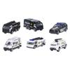 SWAT Car Set 1:64 Alloy Metal Portable Children"s Educational Toys Die Casting SWAT Car Police