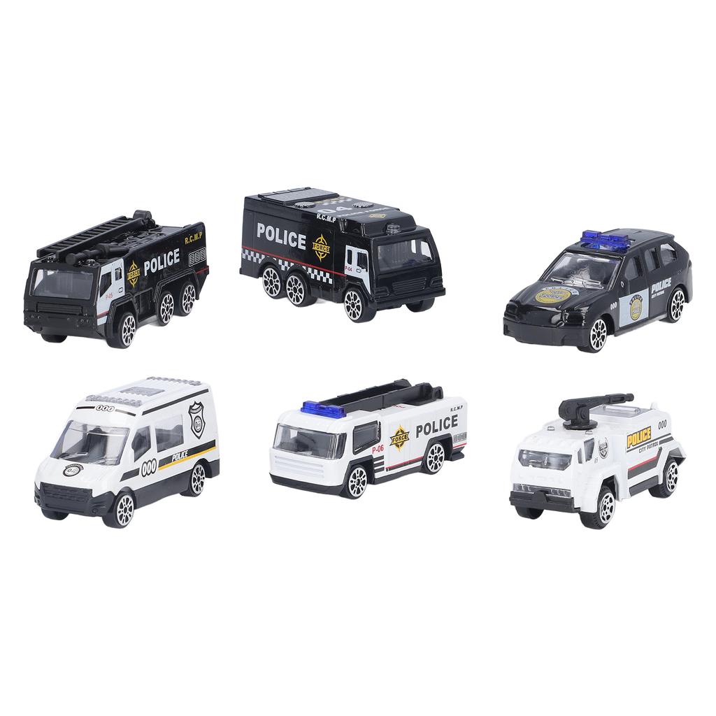 SWAT Car Set 1:64 Alloy Metal Portable Children"s Educational Toys Die Casting SWAT Car Police