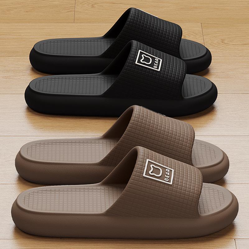 Тапочки для мужчин летом, для дома, для ванной комнаты, для душа, нескользящие, пара для домашнего использования, крутые тапочки для женщин