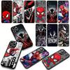 for Samsung Galaxy A55 A54 A25 A36 A17 A26 A35 A33 A34 A14 A37 S8 S9 S20 S21 FE S10 Plus Case Spider Man Marvel Venom Spiderman