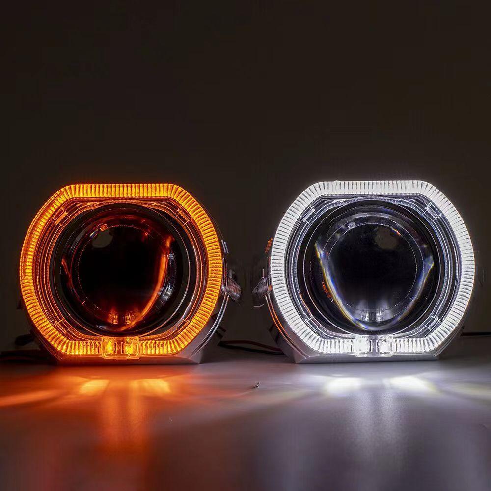 Автомобильная 2,5-дюймовая бифокальная линза 'Ангельский глаз' H1HID Ксеноновая фара Фара Фара Автомобильные лампы Продукты Универсальный