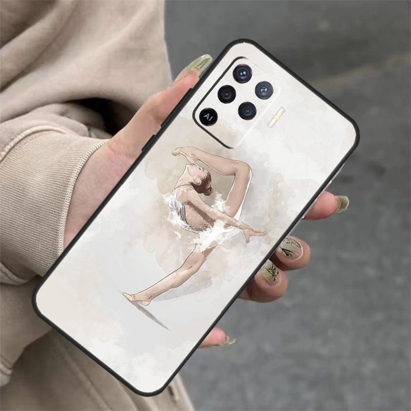 Чехол "Люблю гимнастику" для OPPO A96 A76 A16 A98 A78 A58 A5 A9 A15 A17 A77 A52 A72 A53S A57S A54 A74 A94